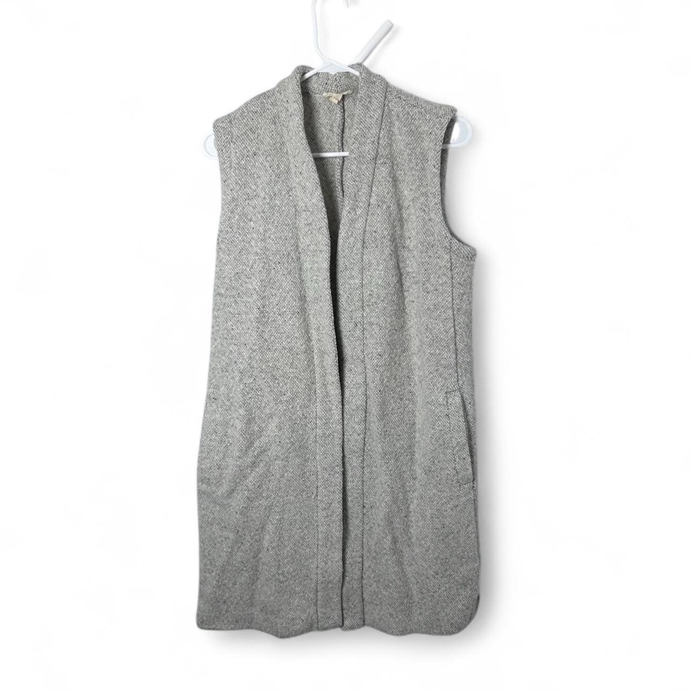 Eileen Fisher‎ Wool Blend Duster Sweater Vest Medium